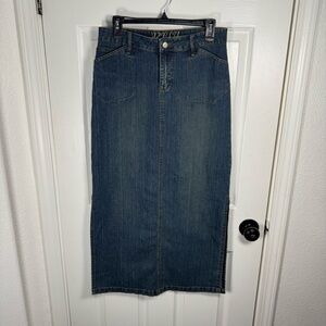 Vintage Y2BLU Denim Maxi Skirt‎